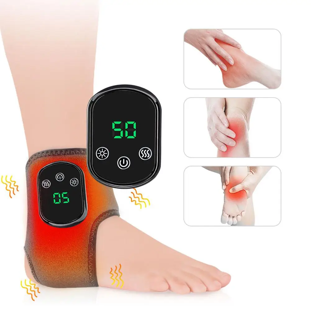 

Multi Functional Electric Ankle Protector Ankle & Wrist Massager Foot Brace Hot Compress Vibration Ankle Support Guard Band