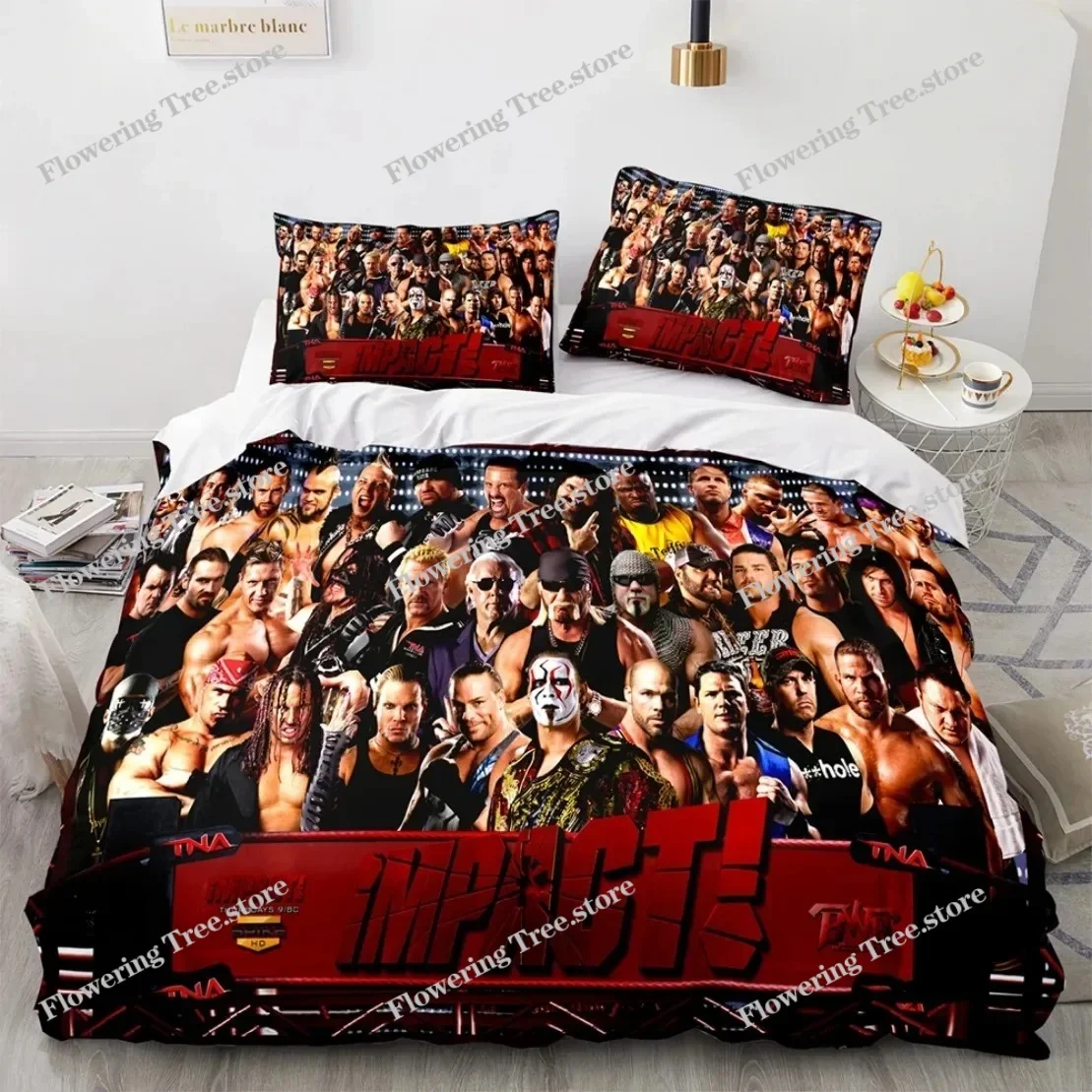 

3D Print Customisable Wrestling Game WWE EAW Bedding Set,WWE EAW Duvet Cover Comforter Bed Set Quilt Cover Pillowcase