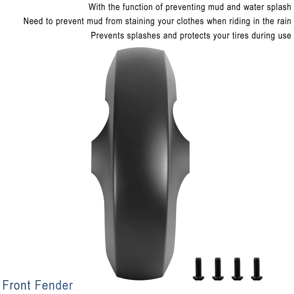 ABS Replacement Front For fender for Xiaomi Electric Scooter 5 Engineered for Mud Water and Deflection During Operation
