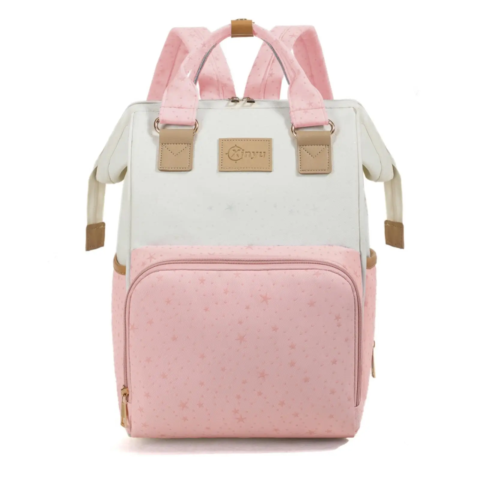 Diaper Backpack with Side Pockets Roomy Maternity Backpack Stylish Diaper