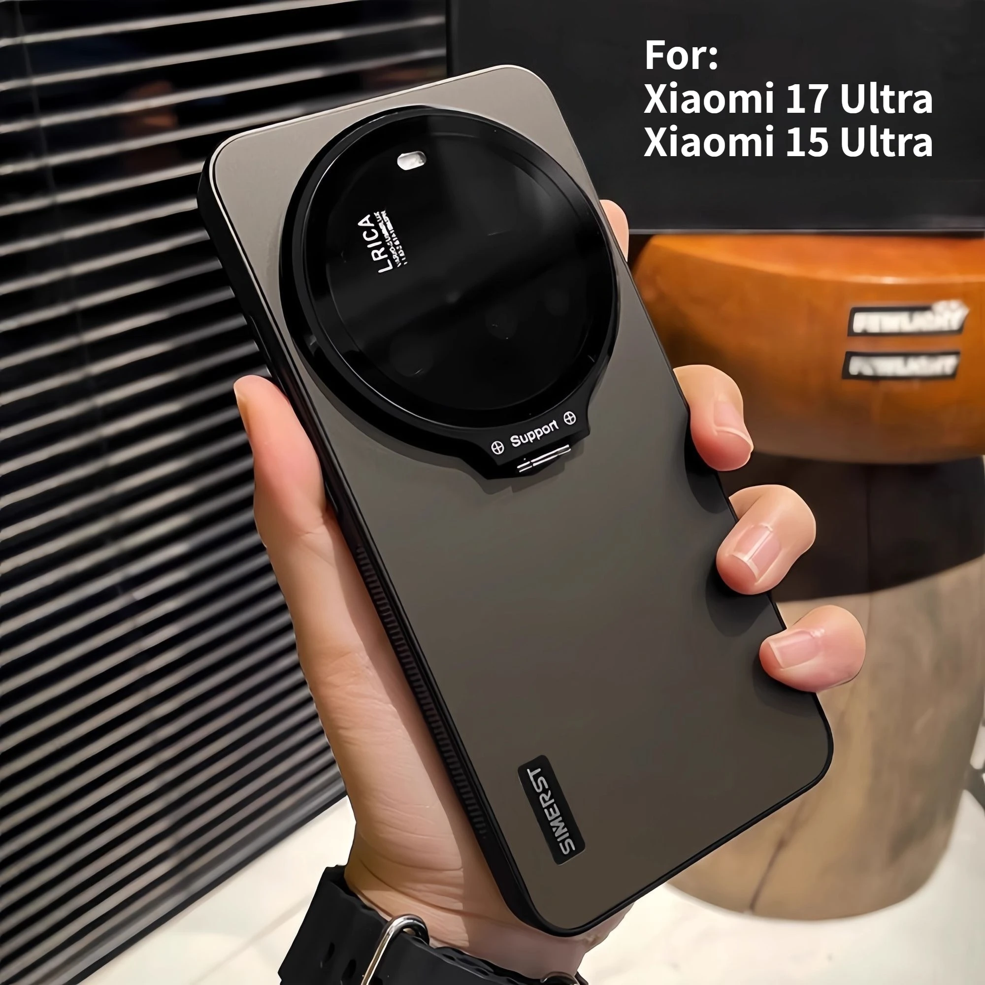 Etui Xiaomi 17 15 Ultra Nowe Ultracienkie Matowe Pełne Etui Ochronne z Uchwytem na Obiektyw Odporne na Upadki do XiaoMi 17 Ultra Wstrząsoodporne Funda — zdjęcie produktu 2