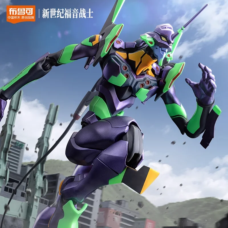 Blokees Eva Legend Edition Evangelion-02 01 Tv Ver. هدية مجموعة الزخارف الطرفية لشخصية Ayanami Rei أنيمي #5