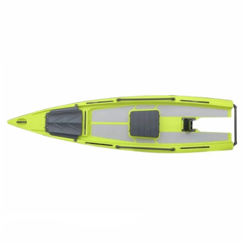 Fishing boat single skin rowing without oil push machine