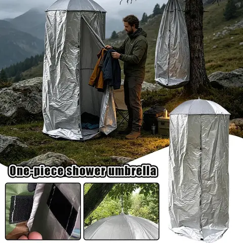 Portable Privacy Tent Wearable Outdoor Changing Room Shelter Canopy for Camping Shower Hiking Travel