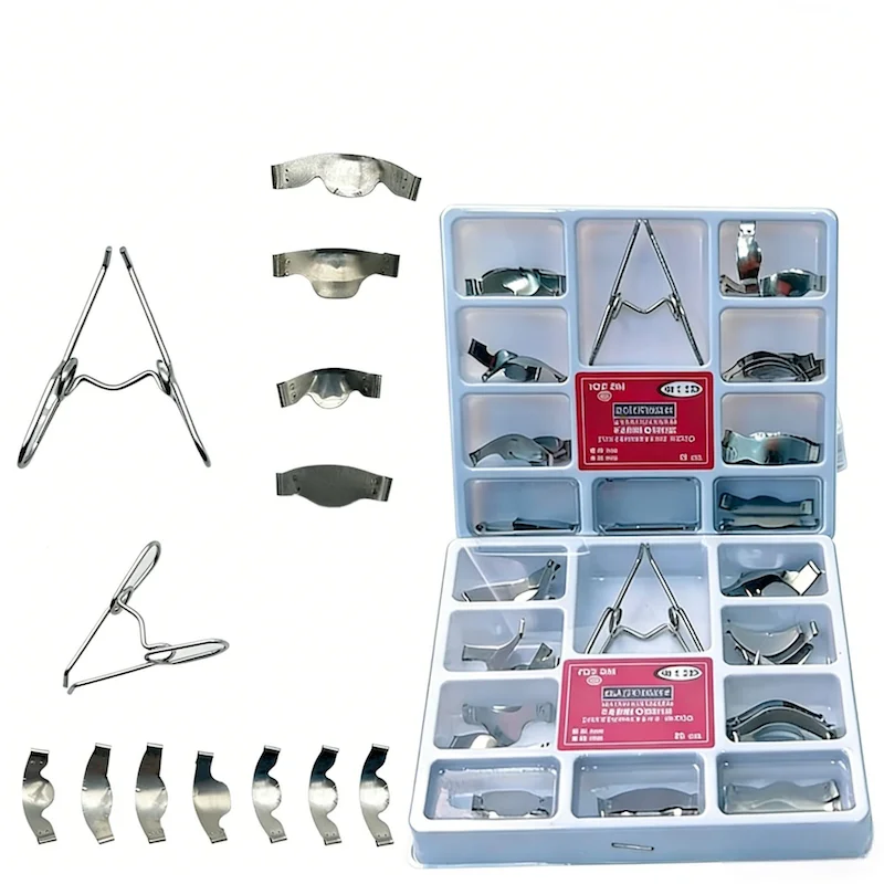 36pcs Sectional Matrix Kit V3 Contoured Bands with Separating Rings for Molar Restoration Gap-Tight Results in Dental Tools