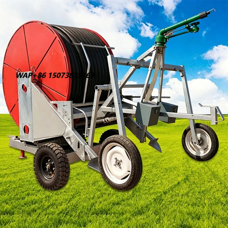 High Efficiency Reel Sprinkling Irrigation System Machine Farm Sprinkle Irrigation Machine
