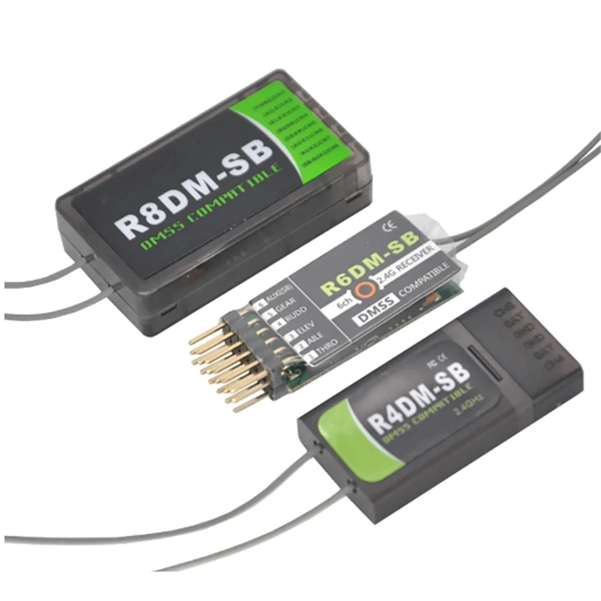 جهاز استقبال A14M 2.4 جيجا هرتز DMSS R8DM-SB R6DM-SB R4DM-SB لـ JR XG6 XG7 XG8 X (R6DM)