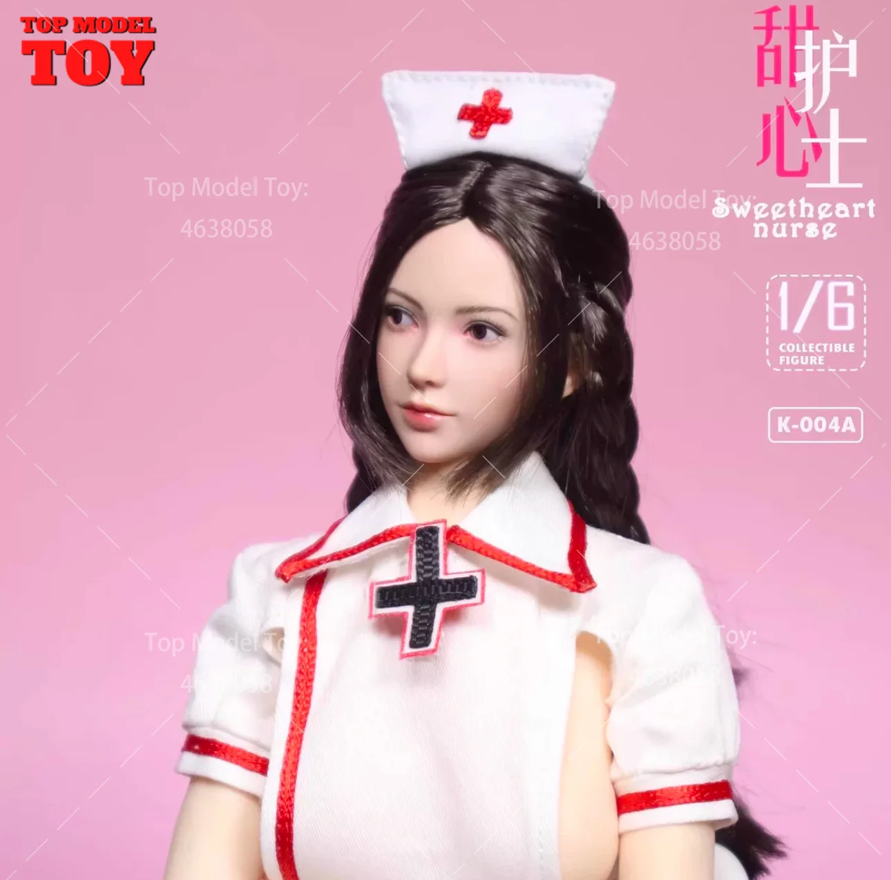 In Stock JKTOYS K-004 1/6 Sweetheart Nurse Movable Eyes Costume Set Model Fit 12'' TBL Female Soldier Action Figure Body Dolls