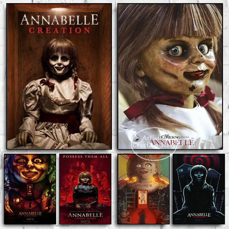 Annabelle Comes Home Poster Movie TV Show Wall Art Canvas HD Prints for Living Room Painting Picture Gift Wall Art Home Decor