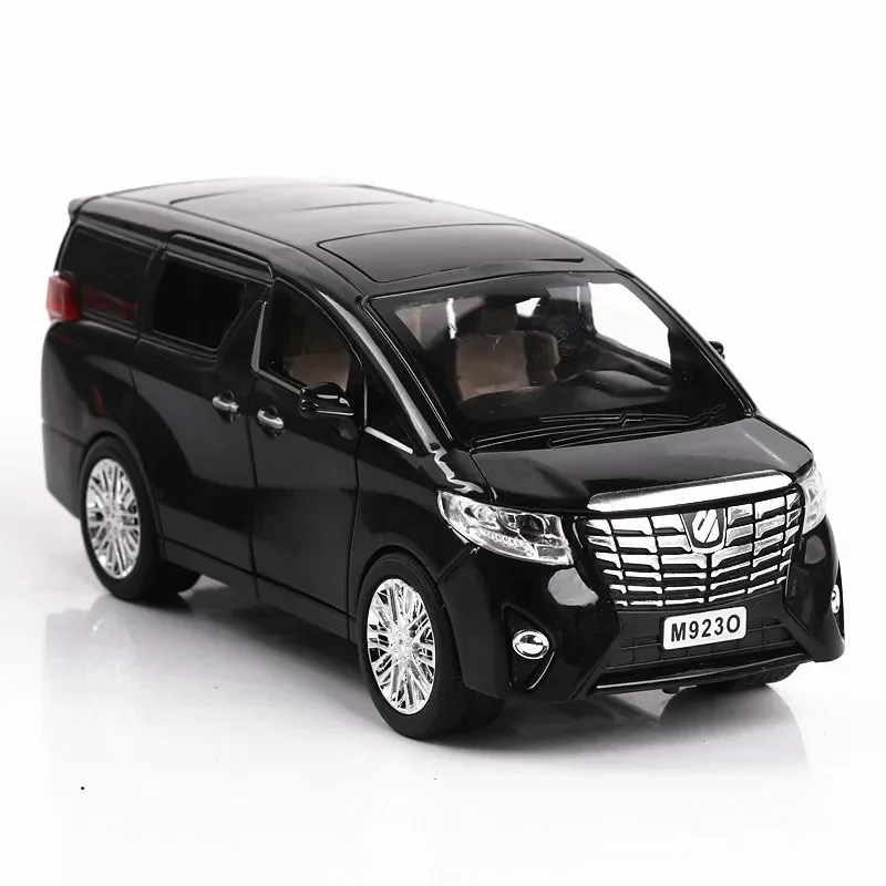 1:24 Toyota Alphard MPV Car Model Alloy Car Die Cast Toy Car Model Pull Back Children Toy Collectibles Free Shipping