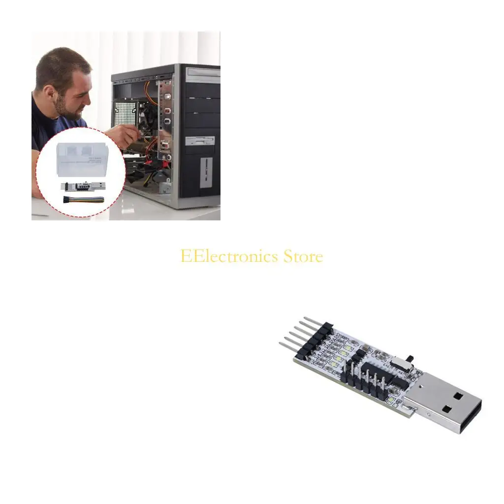 B03C TTLs USB Adapter Module With Real Time Data Transfer LED Indicators