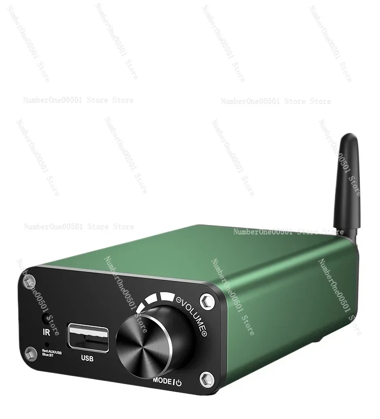 VTF-AC06 200W Home Desktop High Power Amplifier, Mini Bluetooth Power Amplifier 2.0 Channel Digital Power Amplifier