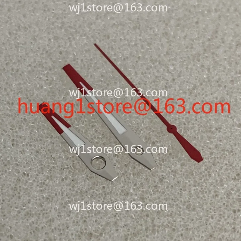 Modified watch hand color matching red silver green luminous pointer suitable for NH35/36/4R/7S mechanical movement