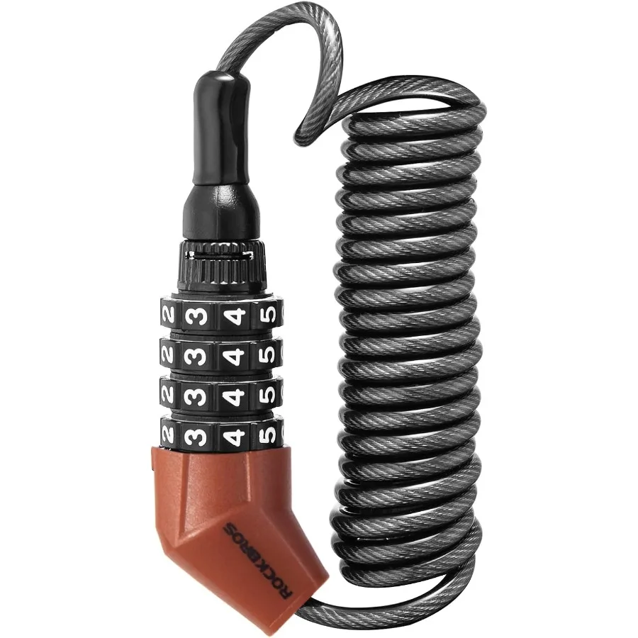 

Lightweight and Resettable Combination Bike Cable Lock for Secure Protection of Motorcycles Bicycles Strollers and Luggage Idea