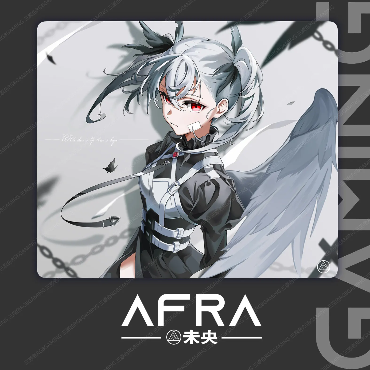 RGBGAMING AFRA Velvet Skin-Friendly Slightly Textured Original Anime Esports Gaming Mouse Pad for CS2 Valorant