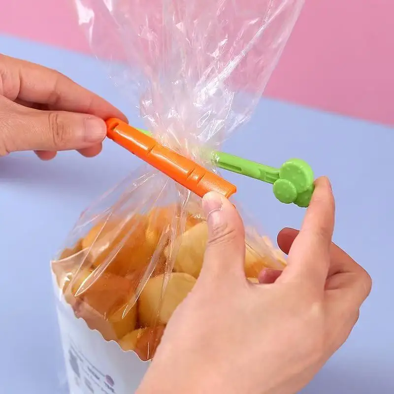 Food Sealing Clip Snack Dispenser Mouth Plastic Bag Sealer Milk Powder Bag Clamp Snack Bag Seal Strip Seal Device