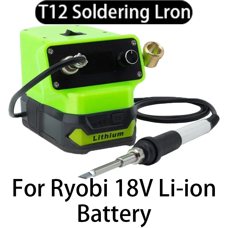 Quick Heating T12 soldering station electronic welding iron 2023 New version STC For Ryobi battery T12 Digital Soldering Iron