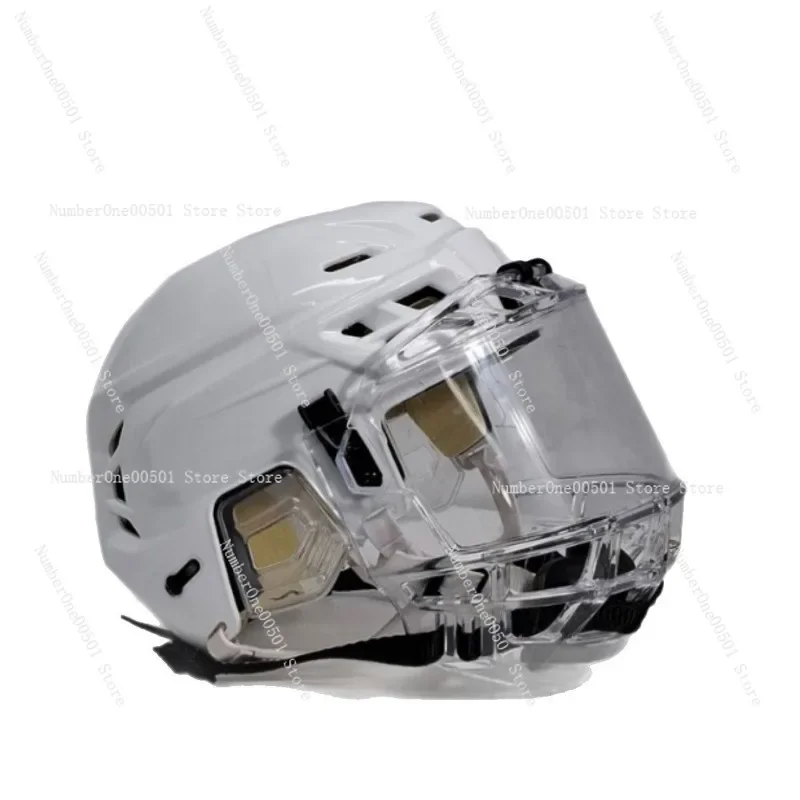 Casco de Hockey sobre Hielo con Rejilla, Casco de Fútbol Americano y Patinaje sobre Ruedas para Hombres, Mujeres y Niños, Equipo de Protección Deportiva -095
