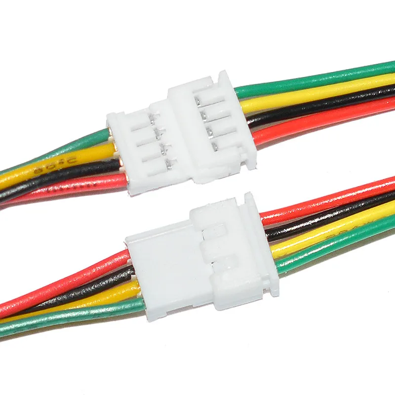 10pcs/10set JST MX1.25 2PIN~8PIN Air Docking Connector Wire 10cm~40cm 28AWG male / female pair plug Electronic Wire 1.25mm Pitch