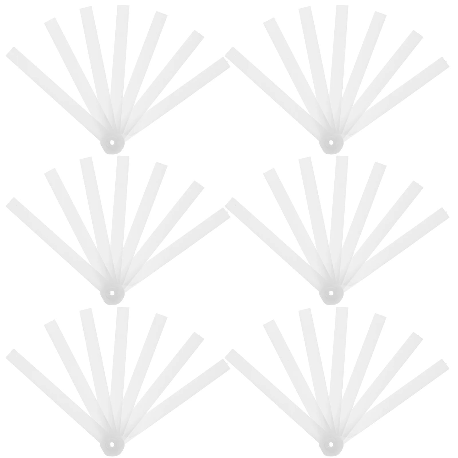 

10 Pcs Folding Fan Handle Chinese Fans Diy Frame Material Blank Foldable Craft Holding Plaything Making