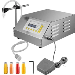 SucceBuy Machine de remplissage de liquide 5-3500 ml GFK160 contrôle numérique eau boisson parfum cosmétiques jus lait petite bouteille remplisseur