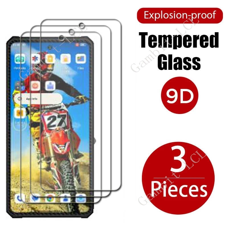 3PCS 9H HD Protective Tempered Glass For IIIF150 Raptor 5G 6.78