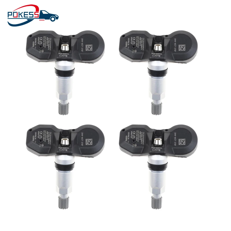 

4pcs/set Auto Parts TPMS Tire Pressure Monitoring System Sensor For Audi AS6 A6L A8 433MHz replacement parts 7PP907275F