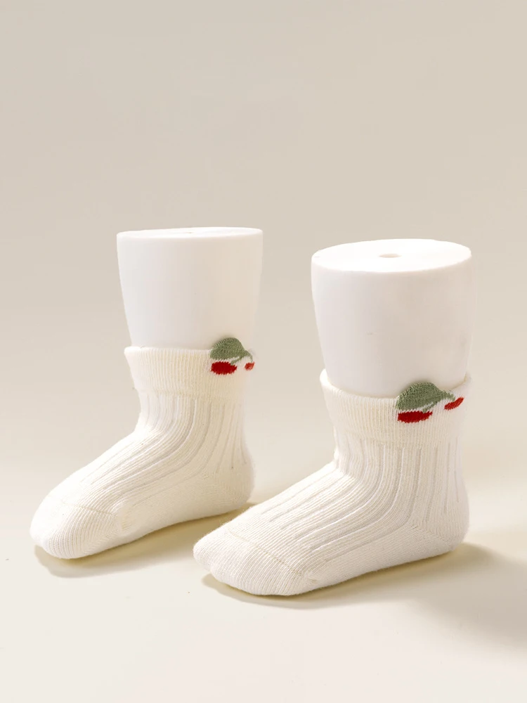 Spring Autumn Baby Socks Pure Cotton A Class Seamless Design Skin Friendly Toddler Socks For 1-3 Years Old