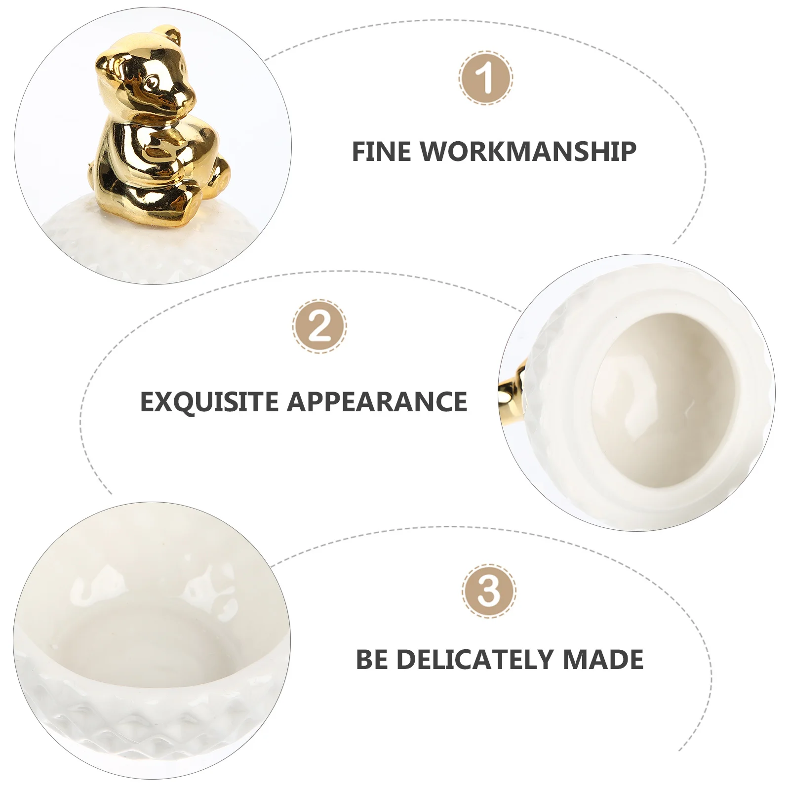Ceramic Jewelry Storage Case Creative Animal Design Decorative Jewelry Organizer Box for Rings Earrings Necklaces Bracelets