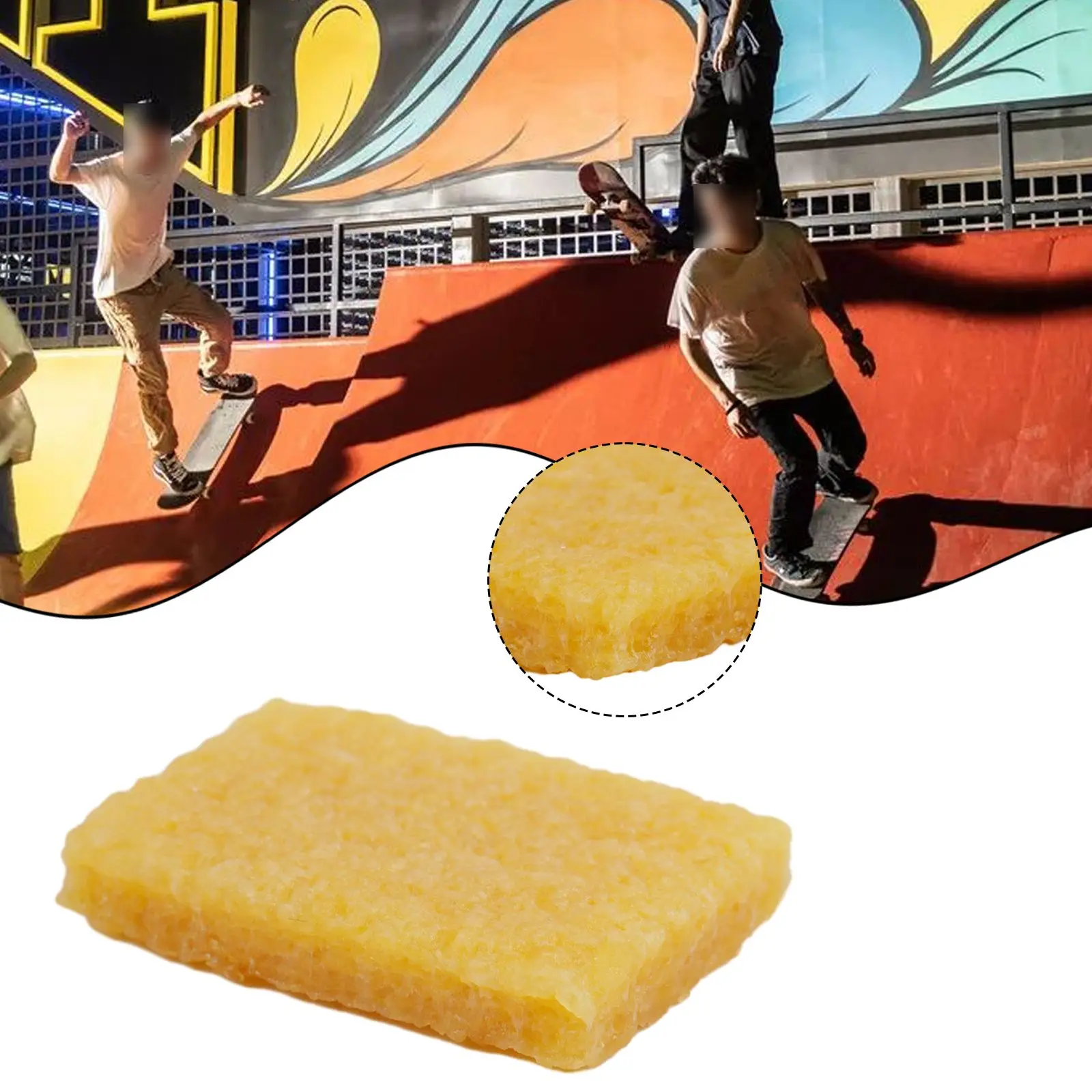 Melhore o desempenho do skate com um limpador de borracha de fita de aderência limpa para remoção de sujeira, fácil de usar e portátil