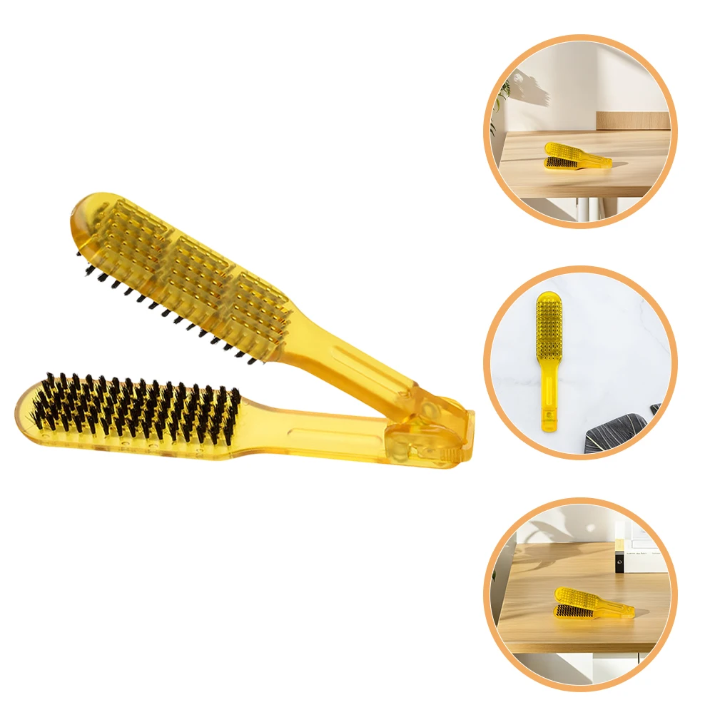 

Щетка-выпрямитель для волос, прозрачный дизайн, гладкое выпрямление, портативный, легкий, для домашнего использования в салоне