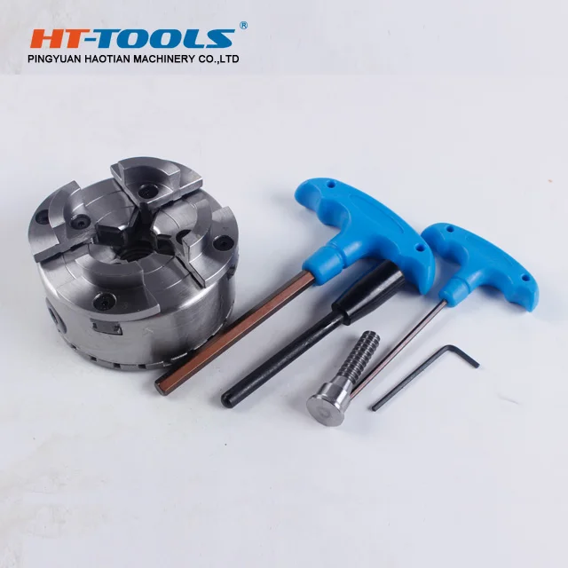 

New Self-Centering Lathe Chuck 4 Jaw Machine Tools for CNC Wood Lathe