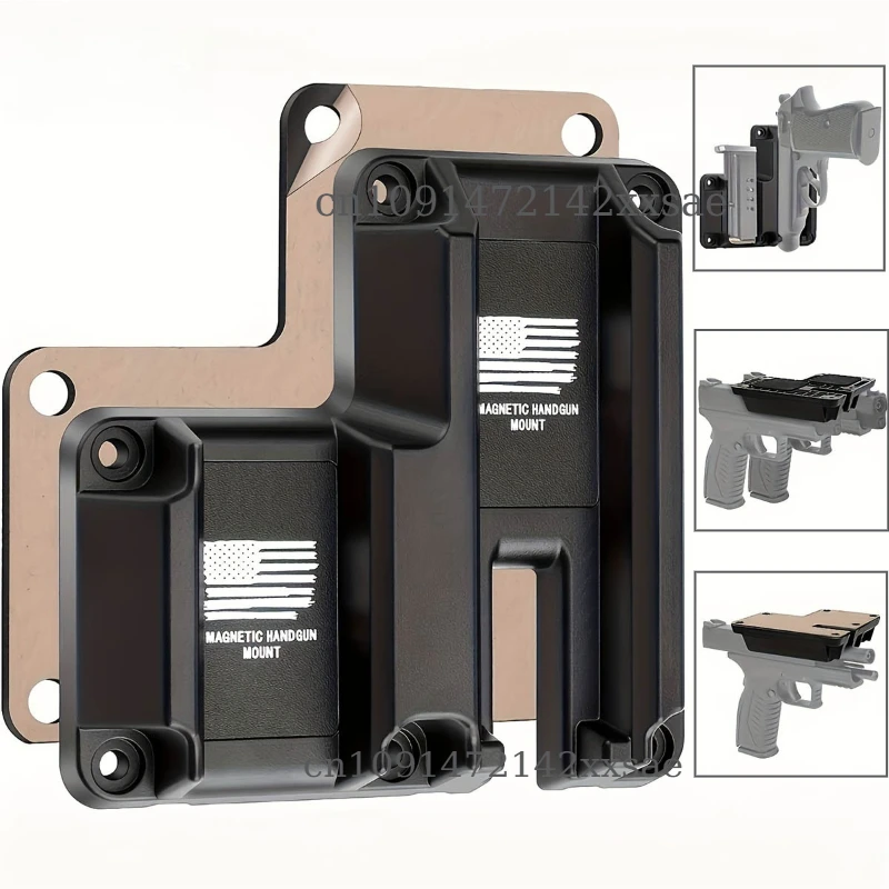 Soporte magnético oculto 2 en 1 para pistola, soporte magnético para G *ock 17 19 43X S * g S * u P365 Taurus G2C, funda magnética para pared de coche