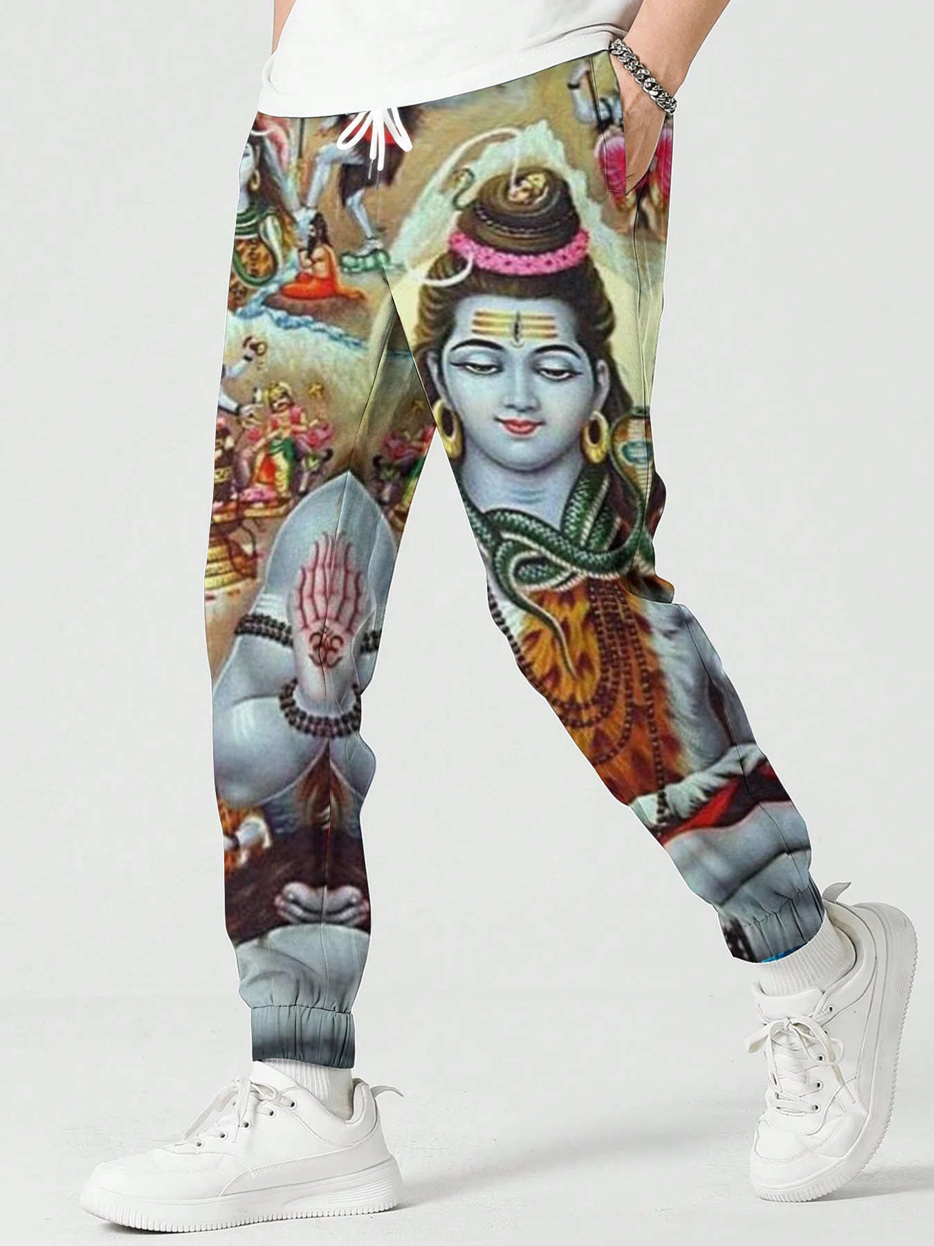 Custom Pants Lord Shiva Graphic Sweatpants Men Trousers Casual Male Female Sportpants Streetwear Harajuku Jogging Pants