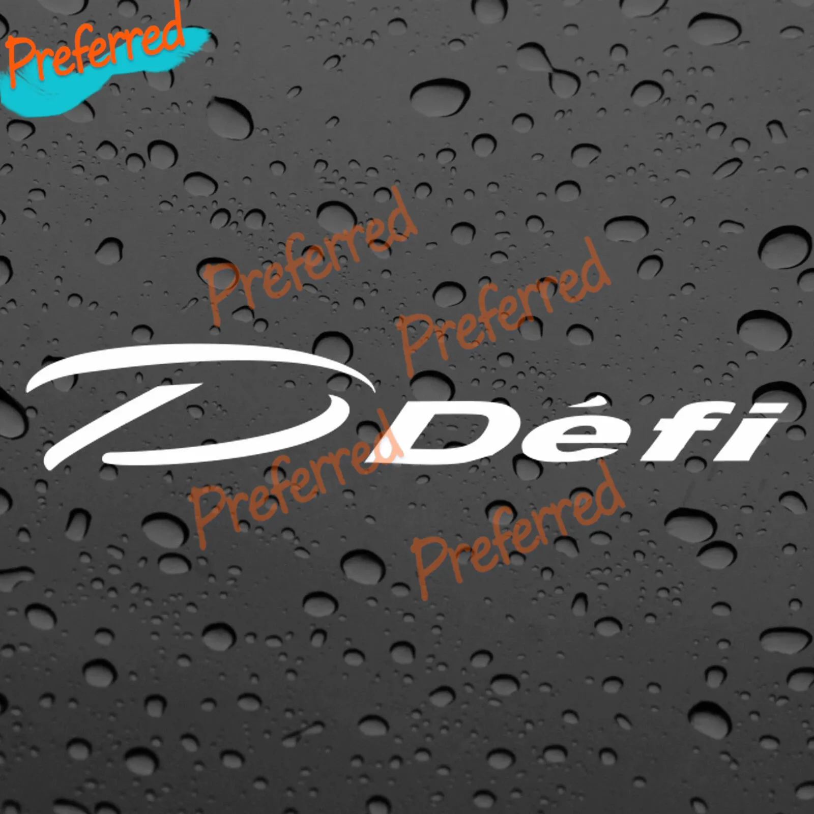 2x Pegatinas Vinilo JDM DEFI STICKERS PAIR BLACK SEAT GRAPHICS DECAL RACE TRACK JDM JAP CAR Customizable in Any Sticker Size