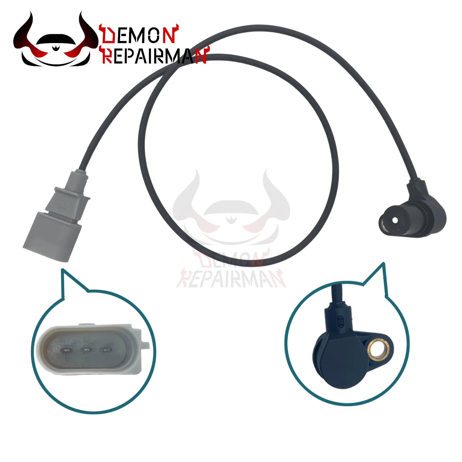 

06A906433F Crankshaft Position Sensor 0 261 210 165 For AUDI A3 1.8L 2002 2.8L 2000- 2001 A4 Quattro 2.8L 1998 1999