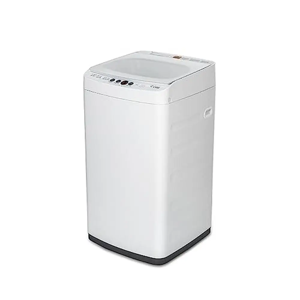 Electric Compact Washing Machine 6 Wash Cycles LED Display 0.9 Cu. Ft. Capacity 3 Water Levels