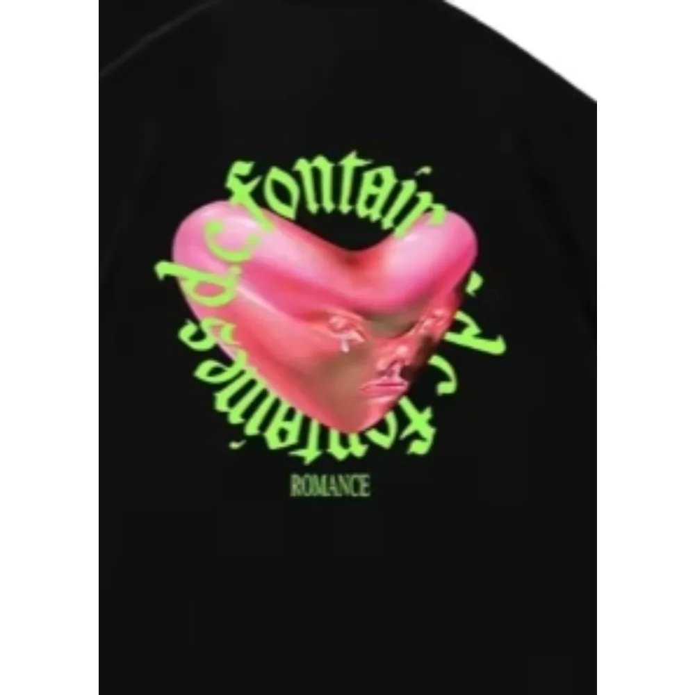

Fontaines D.C.Romance Men Clothing Tee Shirt Homme New in Top & Tees short sleeve Round Neck Printing Pullover T-Shirt 50505