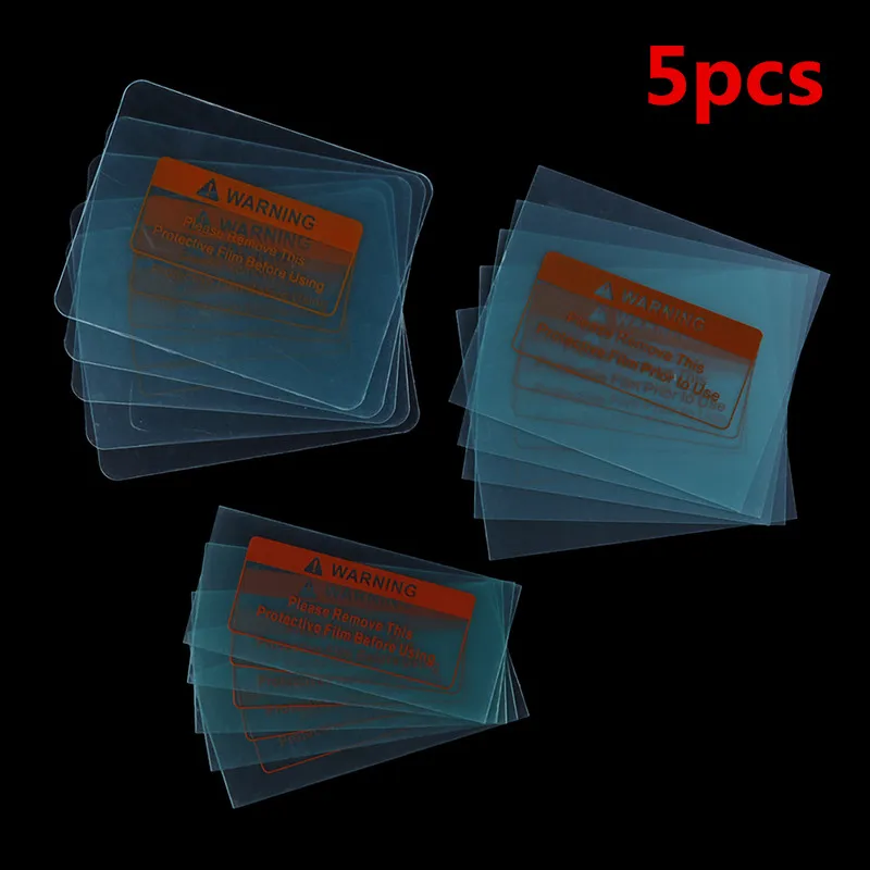 5pcs Spare Welding Shield Cover Lens Protector Plate For Welding Helmet Mask 3Sizes