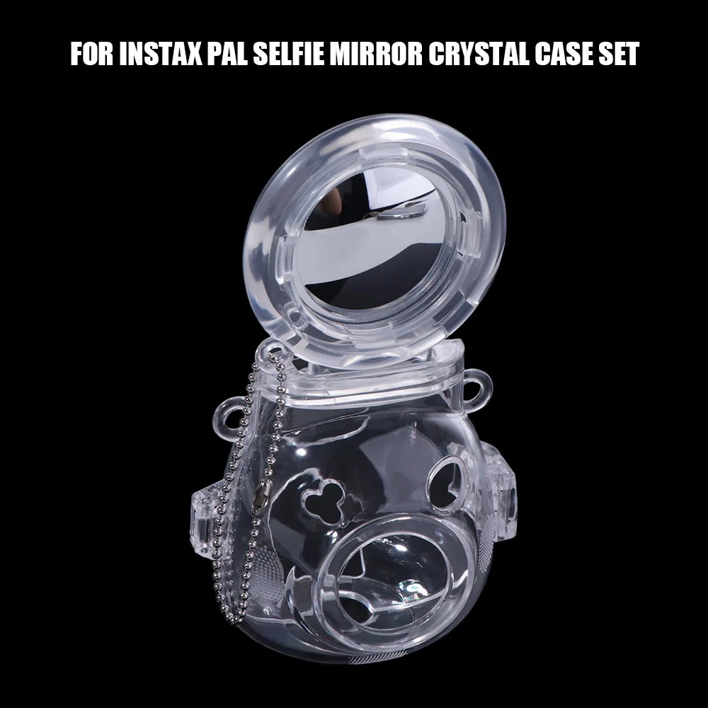 Waterproof Selfie Mirror Crystal Case Set Transparent Protection Case Crystal Case Camera Bag Self Mirror Multipurpose