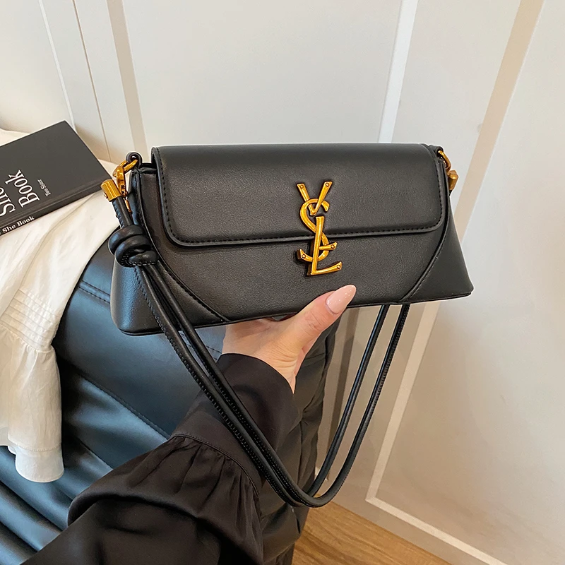 Borsa da donna portatile in pelle di alta qualità, borsa a tracolla con tracolla a catena per pendolarismo da donna, borsa a tracolla da donna alla moda