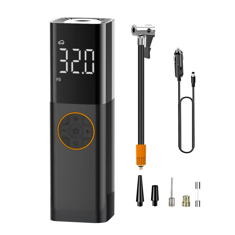 150PSI Portable Car Inflator Pump Digital Display Auto Electric Pump Electric Air Pump for Automobile Bicycle Ball