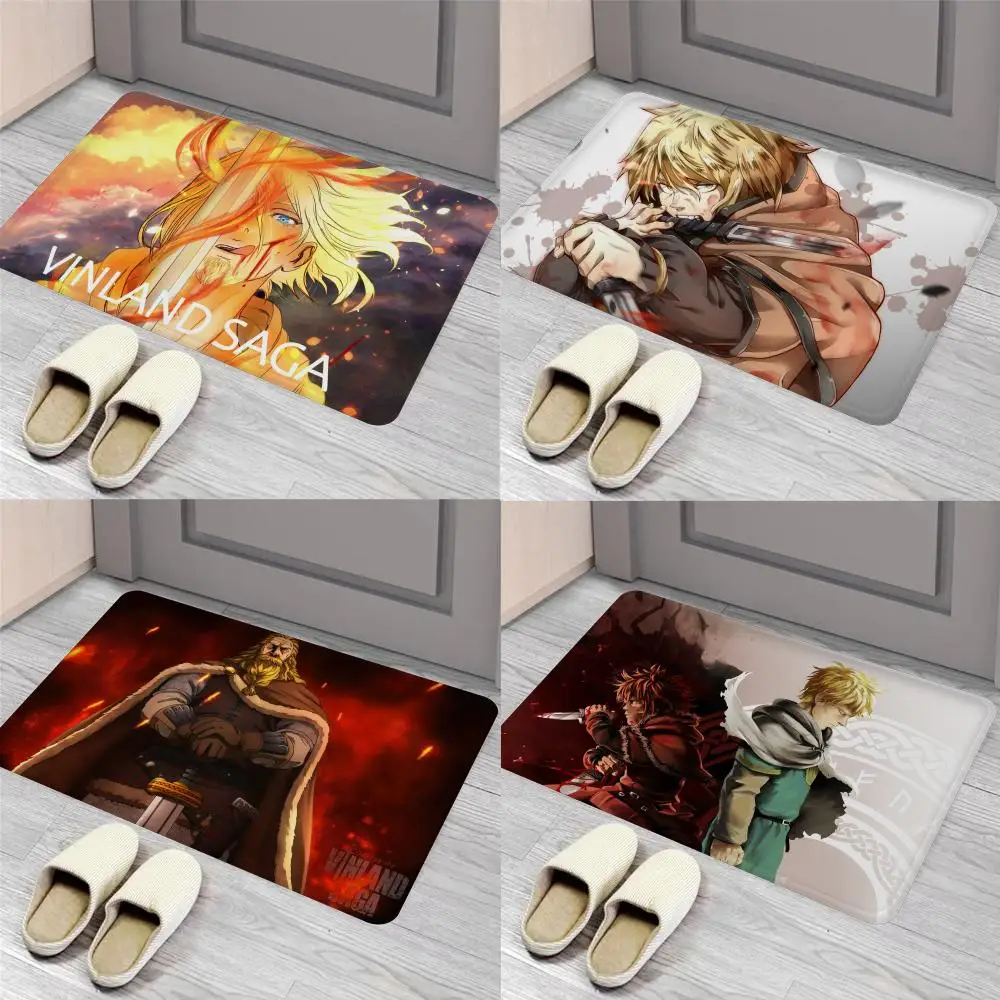 Vinland Saga Floor Mat Entrance Door Mat Nordic Style Home Doormat Bathroom-Toilet Mats Bedroom Hotel Decor Mat