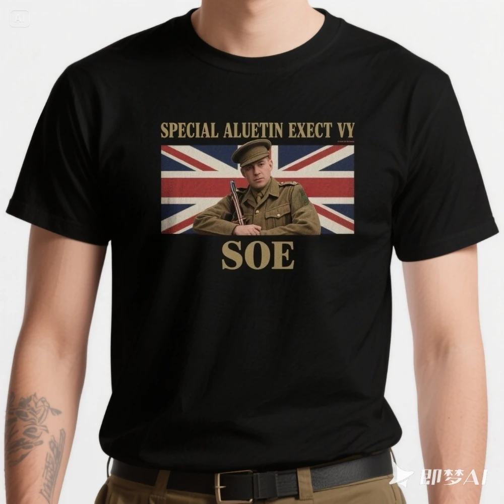 

Special Operations Executive WWII British SOE Special Forces T-Shirt 100% Cotton O-Neck Summer Short Sleeve Casual Mens T-shirt