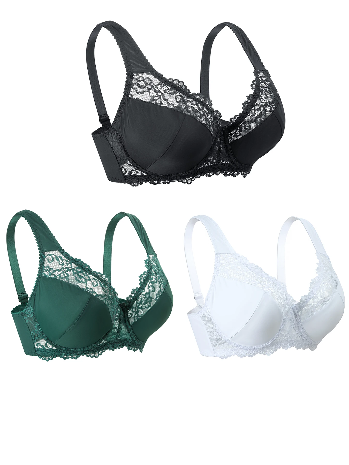 

Sexy Womens Lingerie BH Tops Lace Bras Plus Size Underwear Elegance Bra Underwire Support Brassiere Leisure A B C D E Cup