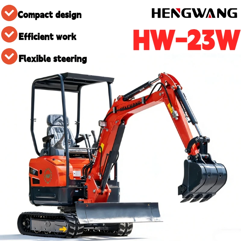 

2.3 Ton Hydraulic Mini Excavator EPA & ISO Certified High-Performance Small Bagger for Construction Farming & Home Landscaping