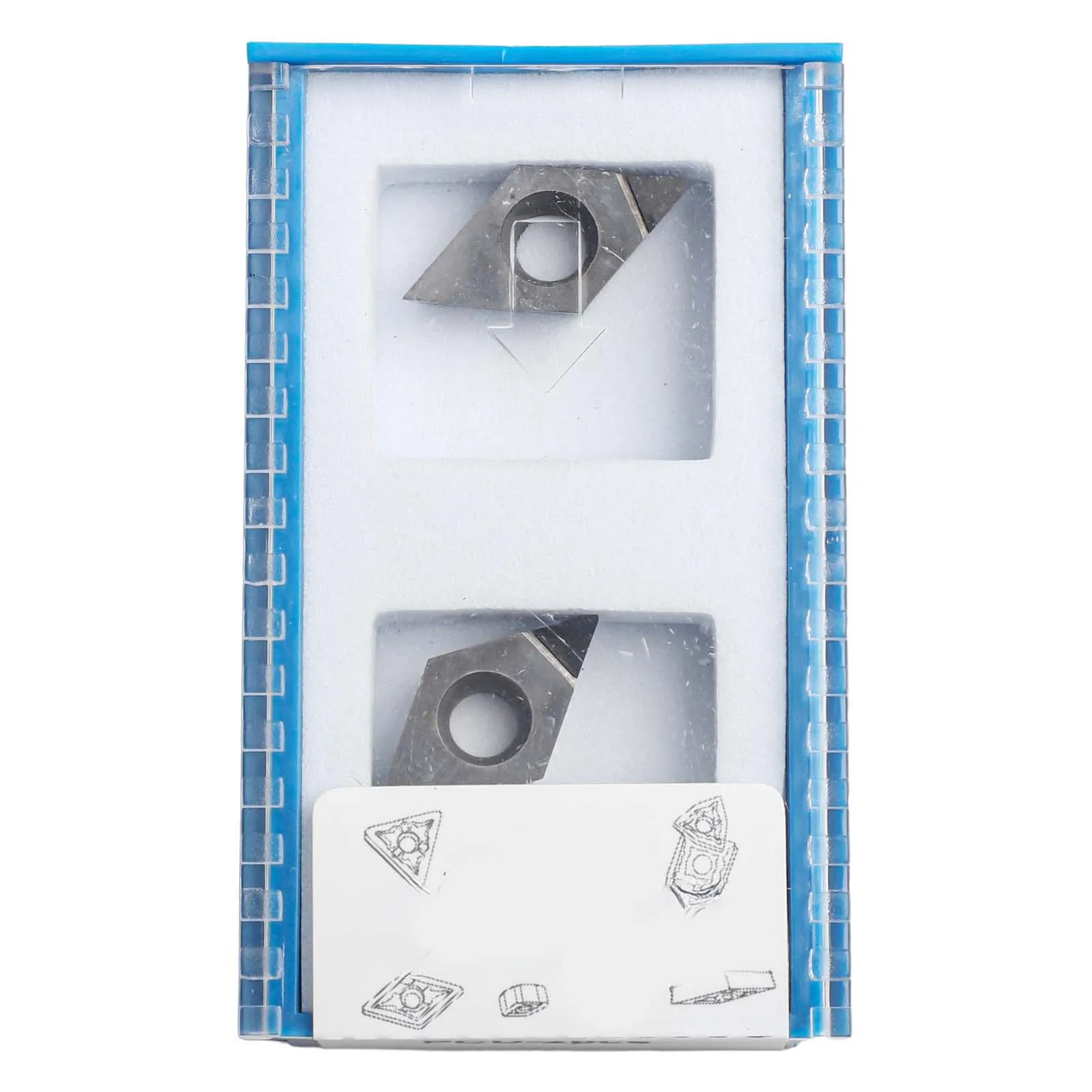 Color Silver Cutting Tool PCD Insert Cutting Tools PCD Tool Aluminum Cutting Non-Ferrous Metals Anti-Clogging Performance