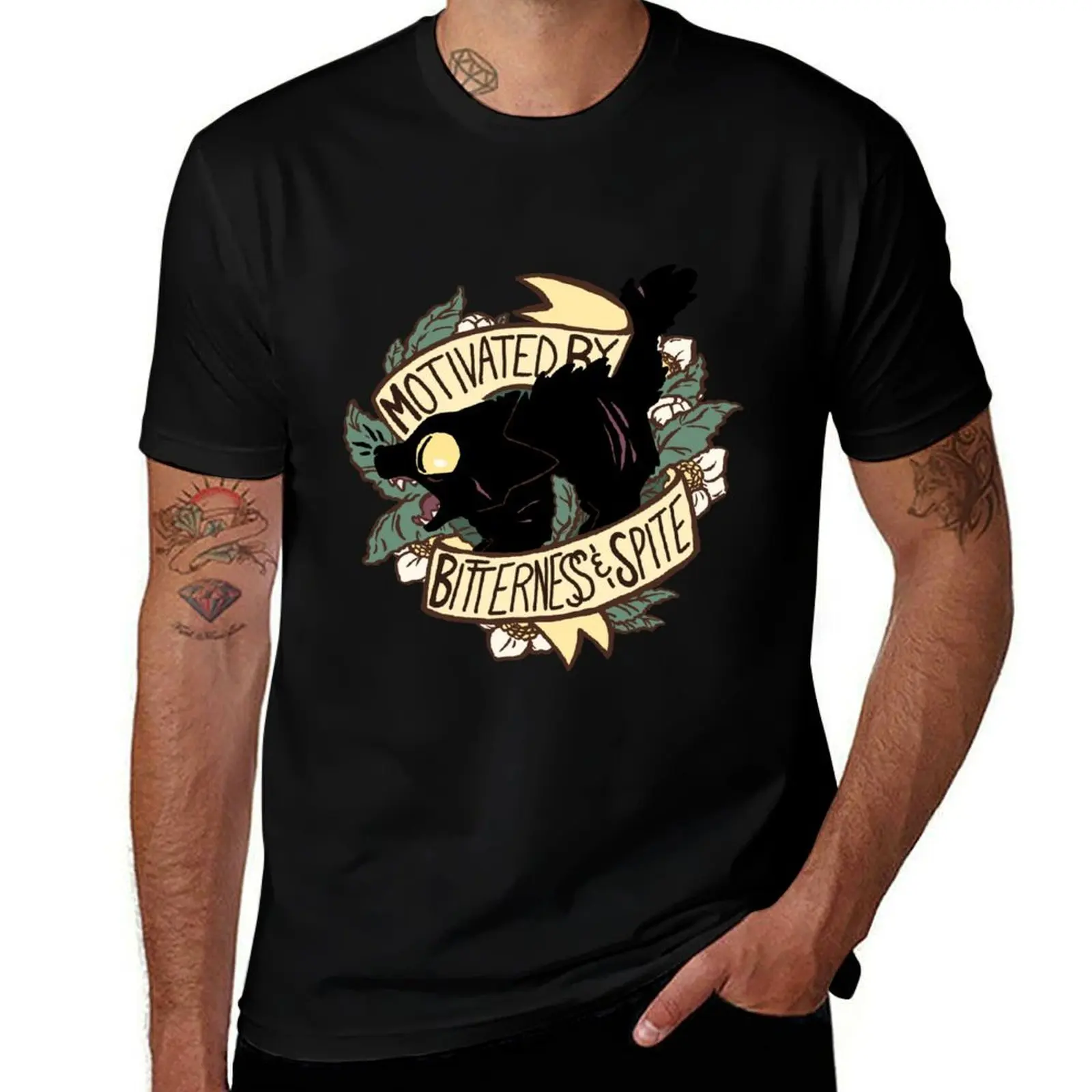Motivated by Bitterness and Spite T-Shirt Plus Size All Match Tee Shirt T-Shirt