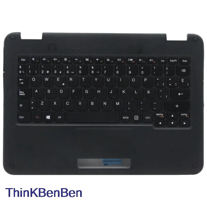 

ES Spanish Black Keyboard Upper Case Palmrest Shell Cover For Lenovo N23 Winbook 5CB0M25916