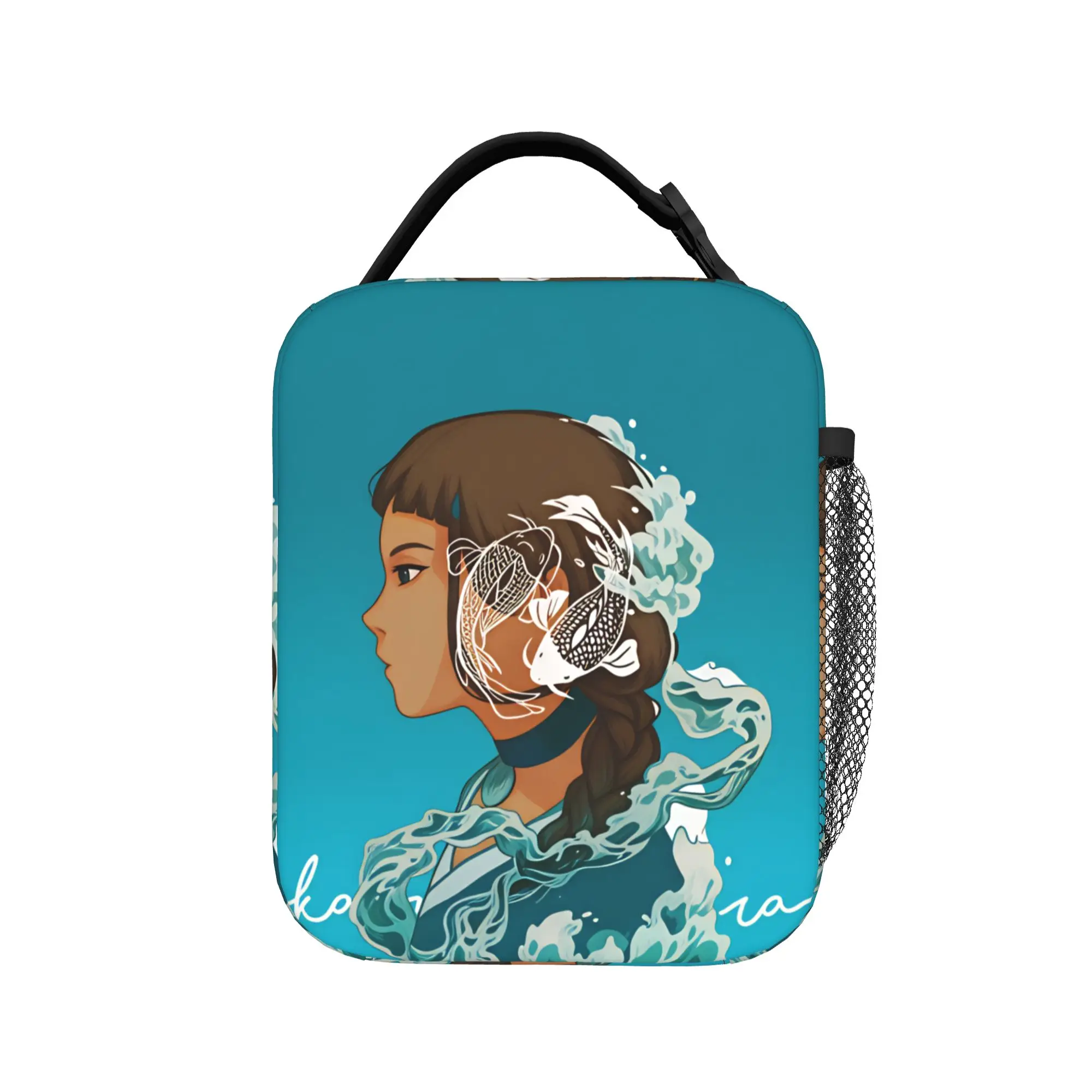 Avatar The Last Airbenders Lunch Bag  Retro Lunch Box Outdoor Picnic Tote Handbags For Child Oxford Graphic Design Cooler Bag